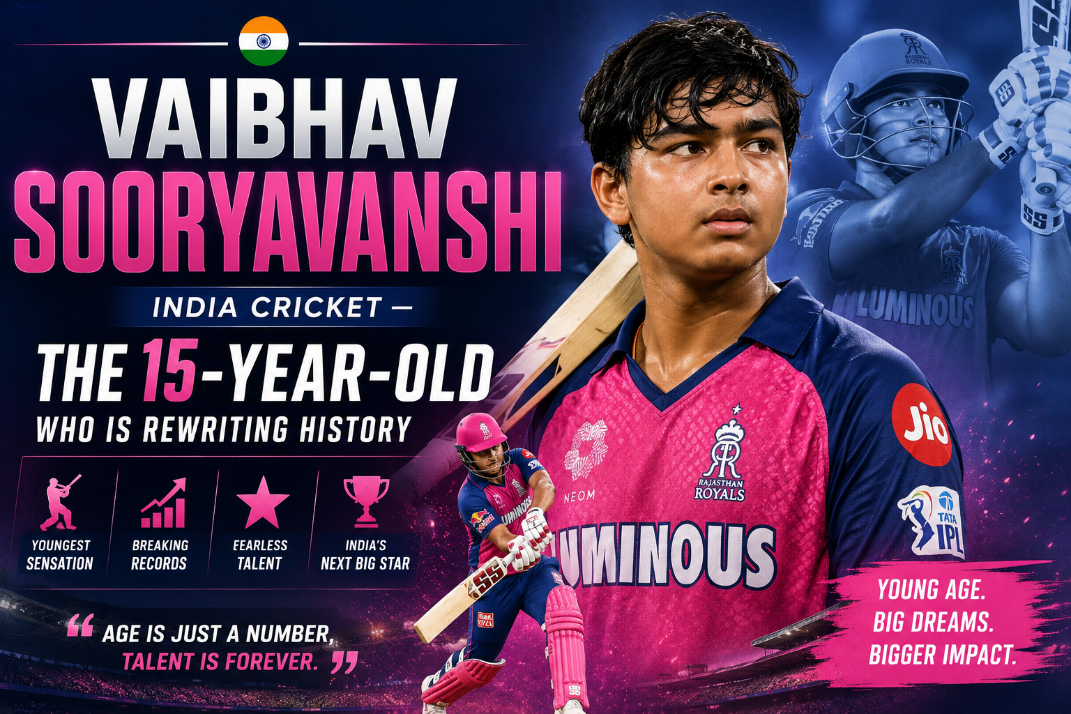 Vaibhav Sooryavanshi India cricket