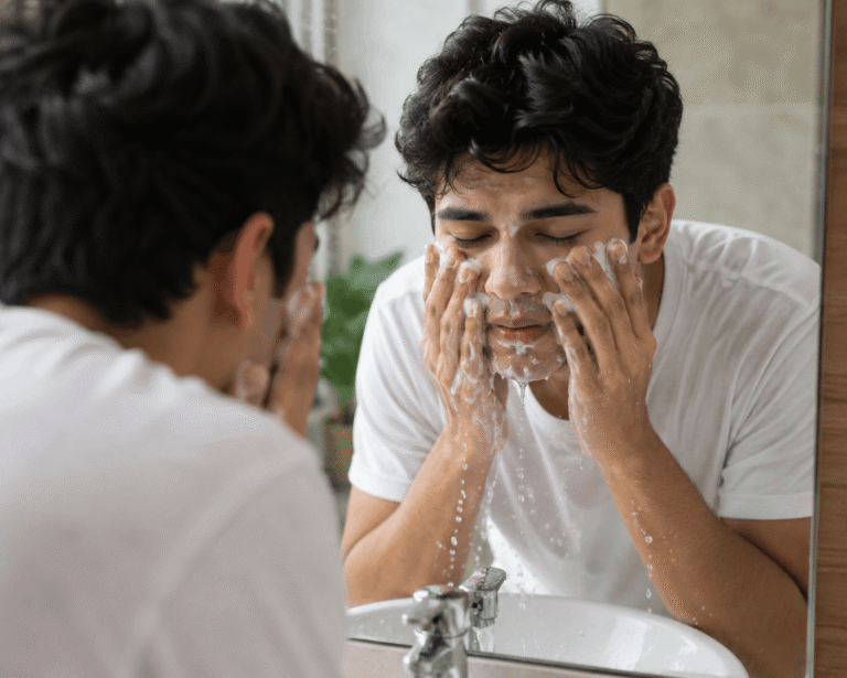 dull skin after face wash