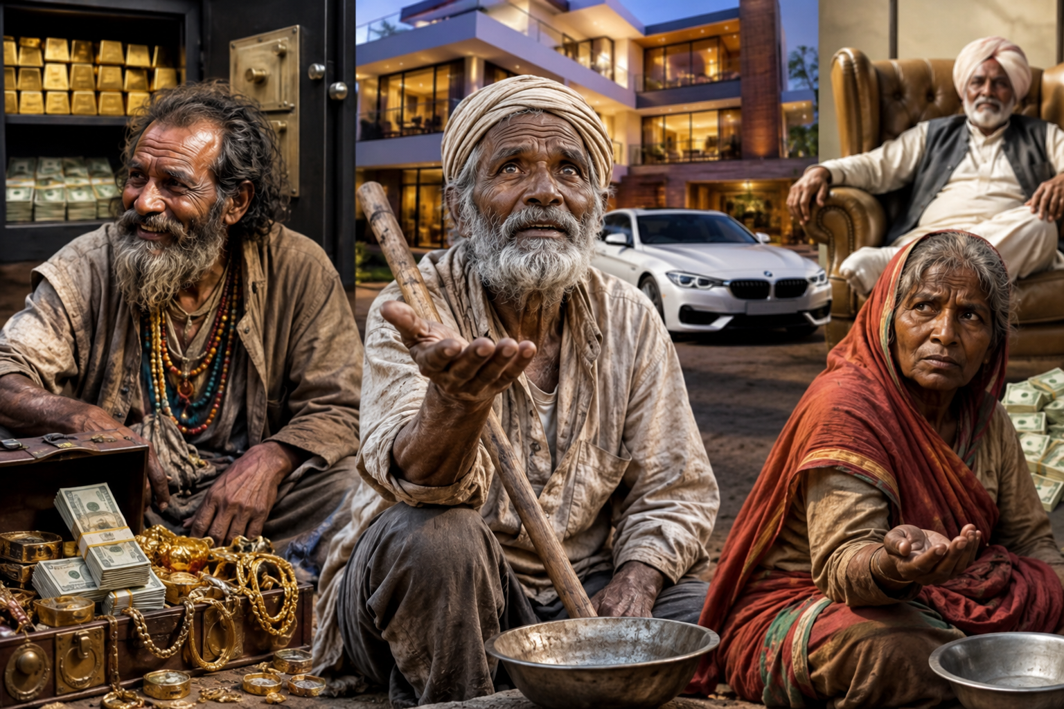 richest beggars India