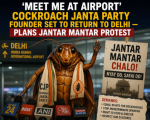 Cockroach Janta Party Abhijeet Dipke