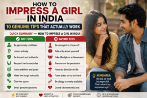 how to impress a girl India