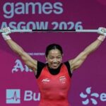 Mirabai Chanu hat-trick gold