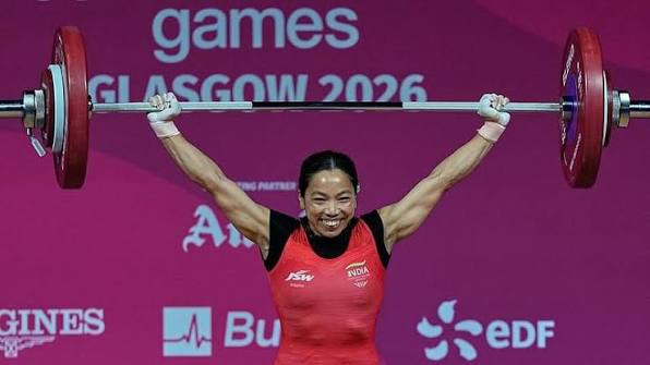 Mirabai Chanu hat-trick gold