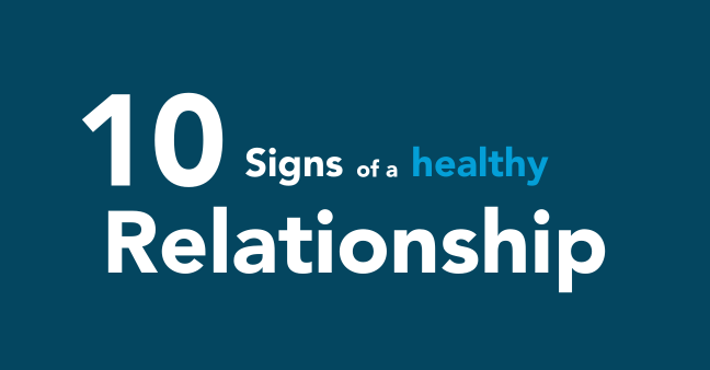 signs of a healthy relationship